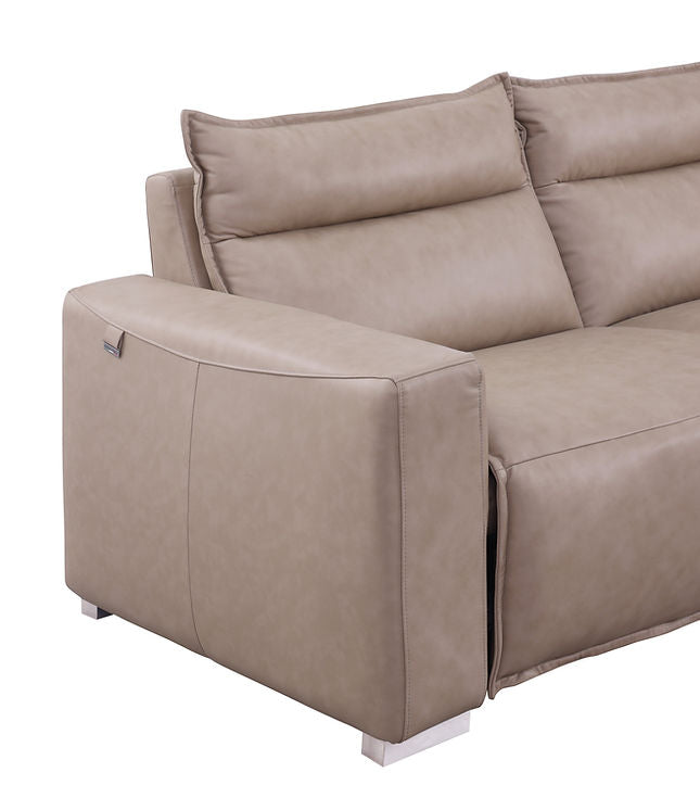 Sierra Beige 5-Piece Reclining Sectional by New Era Innovations at Eve Furniture
