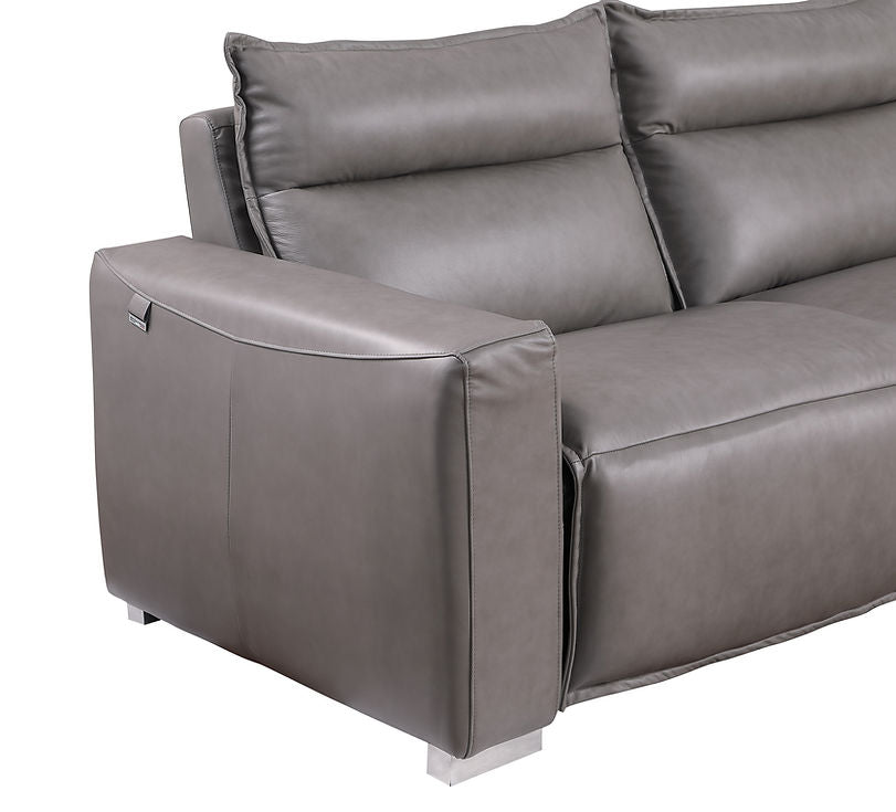 Sierra Grey 5-Piece Reclining Sectional by New Era Innovations at Eve Furniture