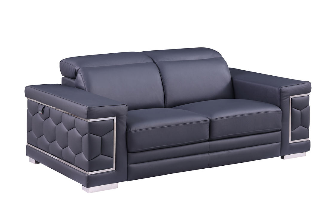 Favo Dark Navy Living Room Set by New Era Innovations at Eve Furniture