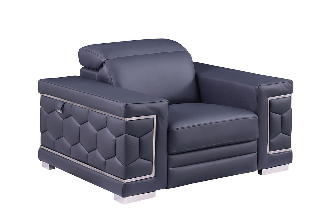 Favo Dark Navy Living Room Set by New Era Innovations at Eve Furniture