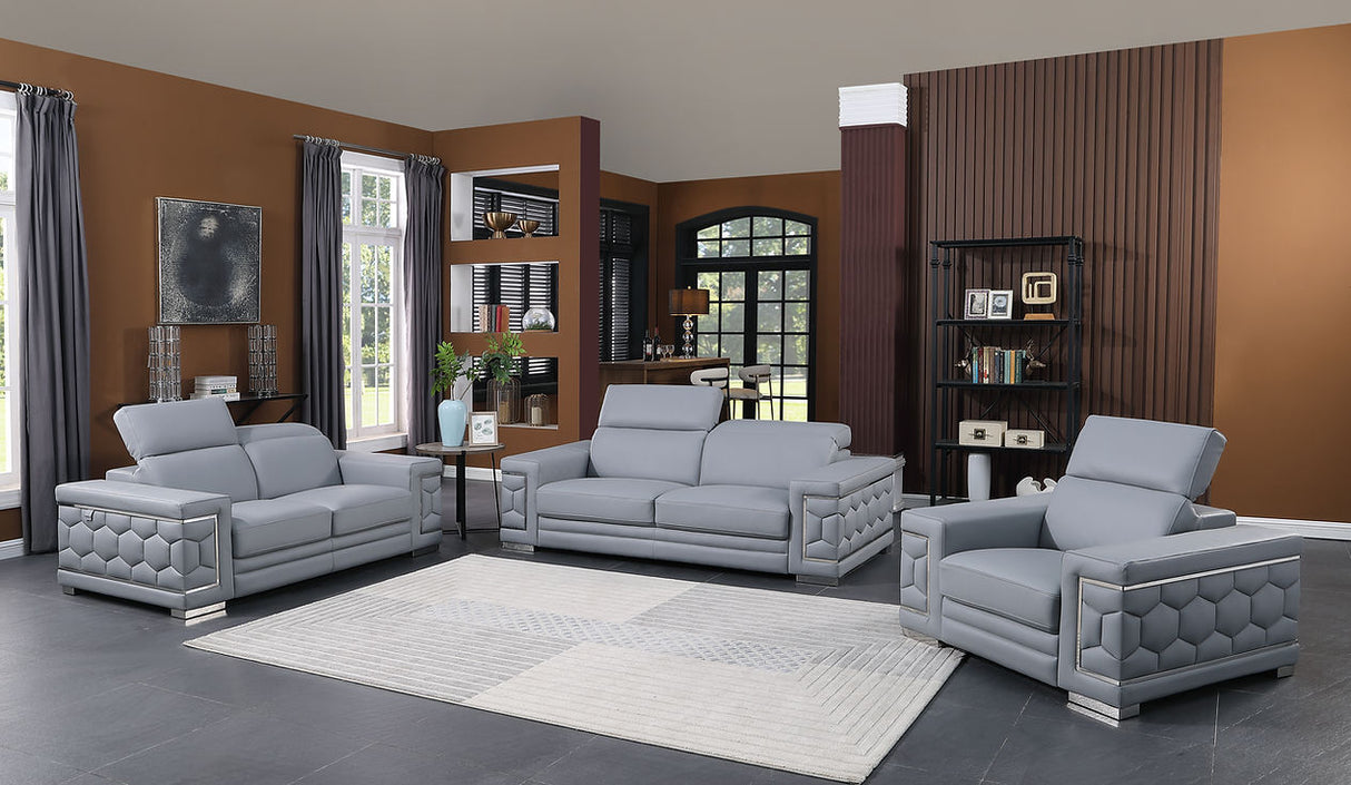 Favo Light Blue Living Room Set by New Era Innovations at Eve Furniture