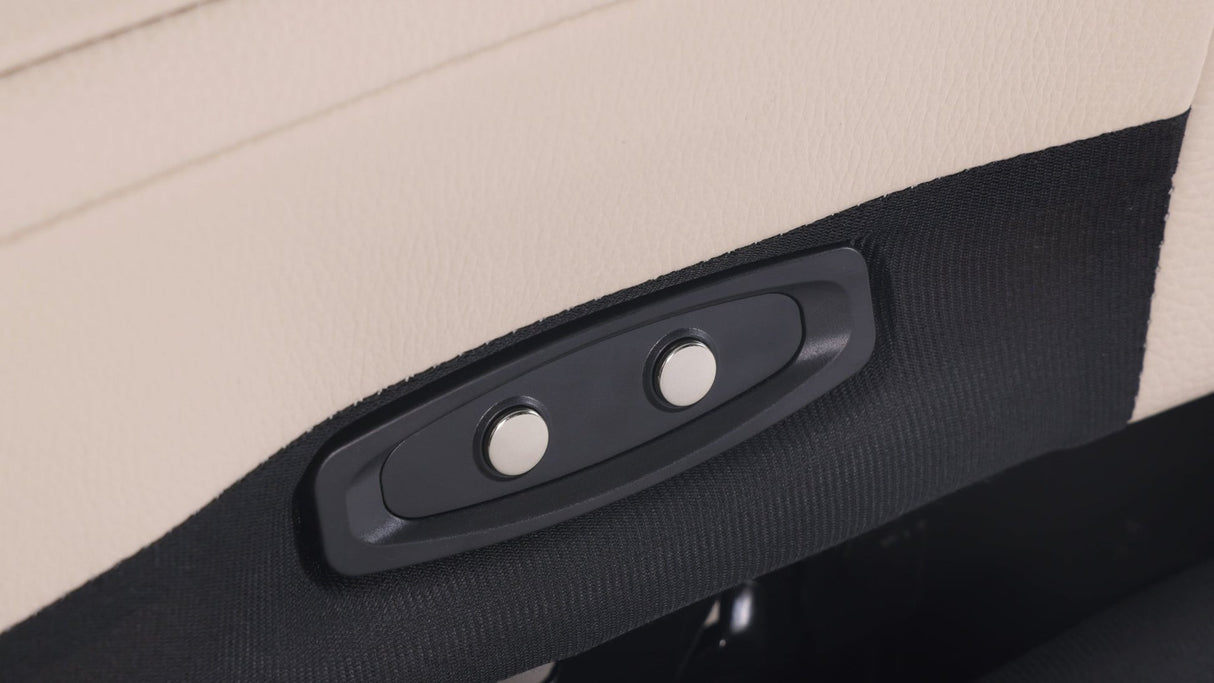 Picasso Beige 6-Piece 2 Power Reclining Sectional by New Era Innovations at Eve Furniture