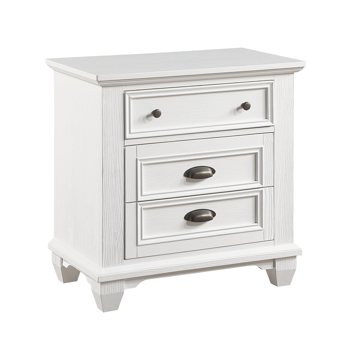 Mackinac White Nightstand by Homelegance at Eve Furniture