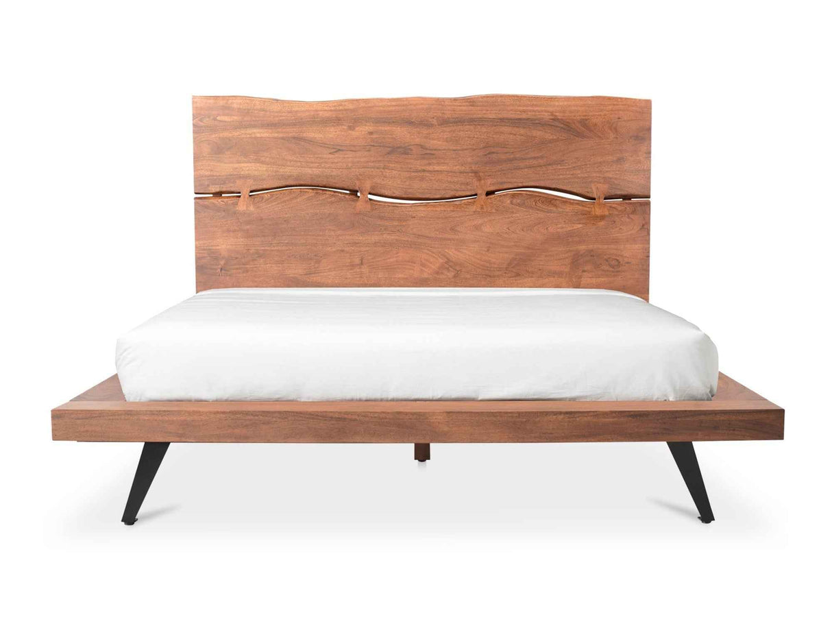 Madagascar Brown King Platform Bed
