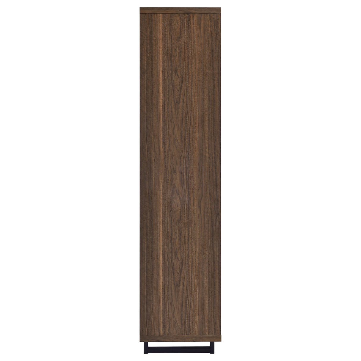 Maddox Walnut 71-inch 3-shelf Cabinet Bookcase by Coaster at Eve Furniture
