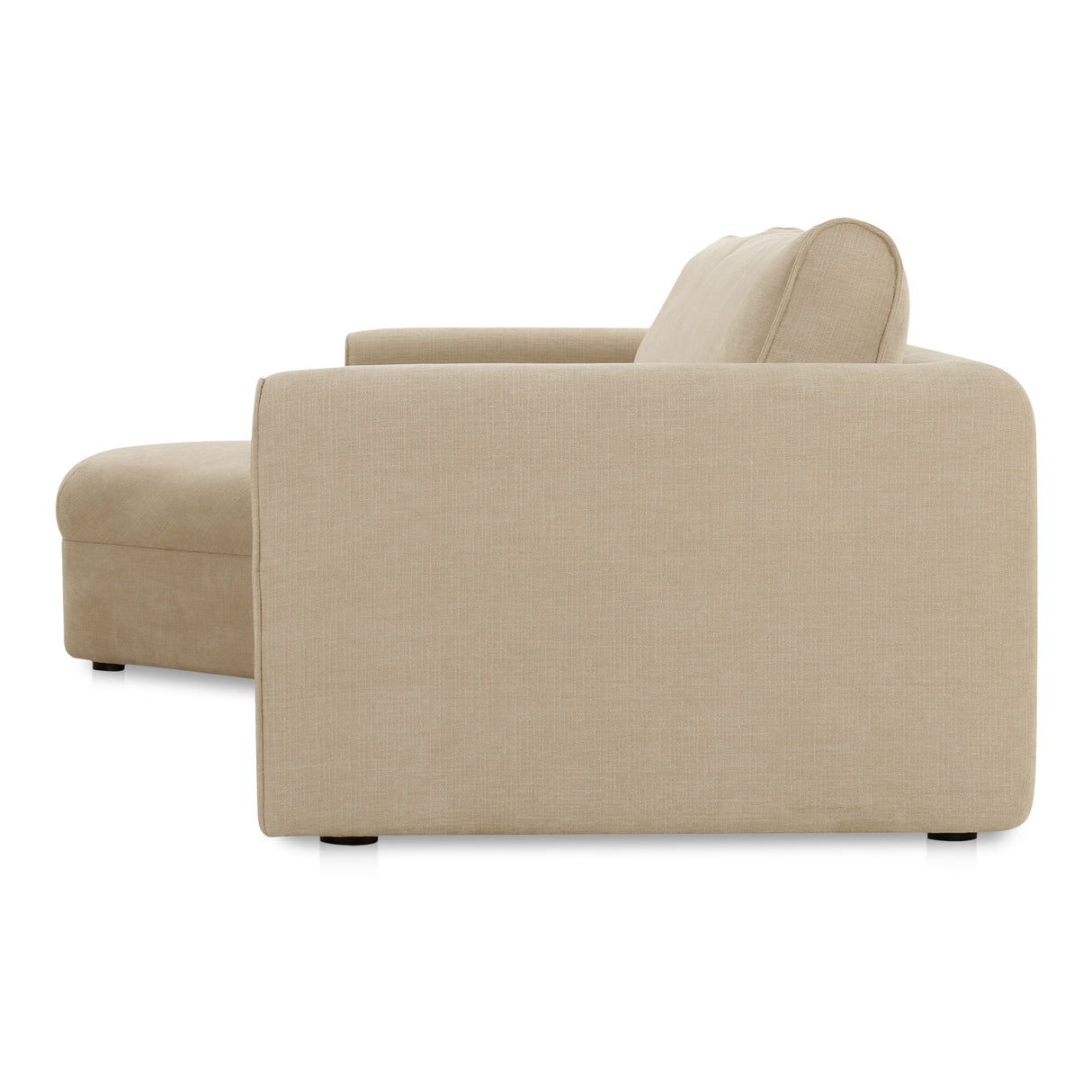 Madrid Beige Left Sectional by Moe's Home at Eve Furniture