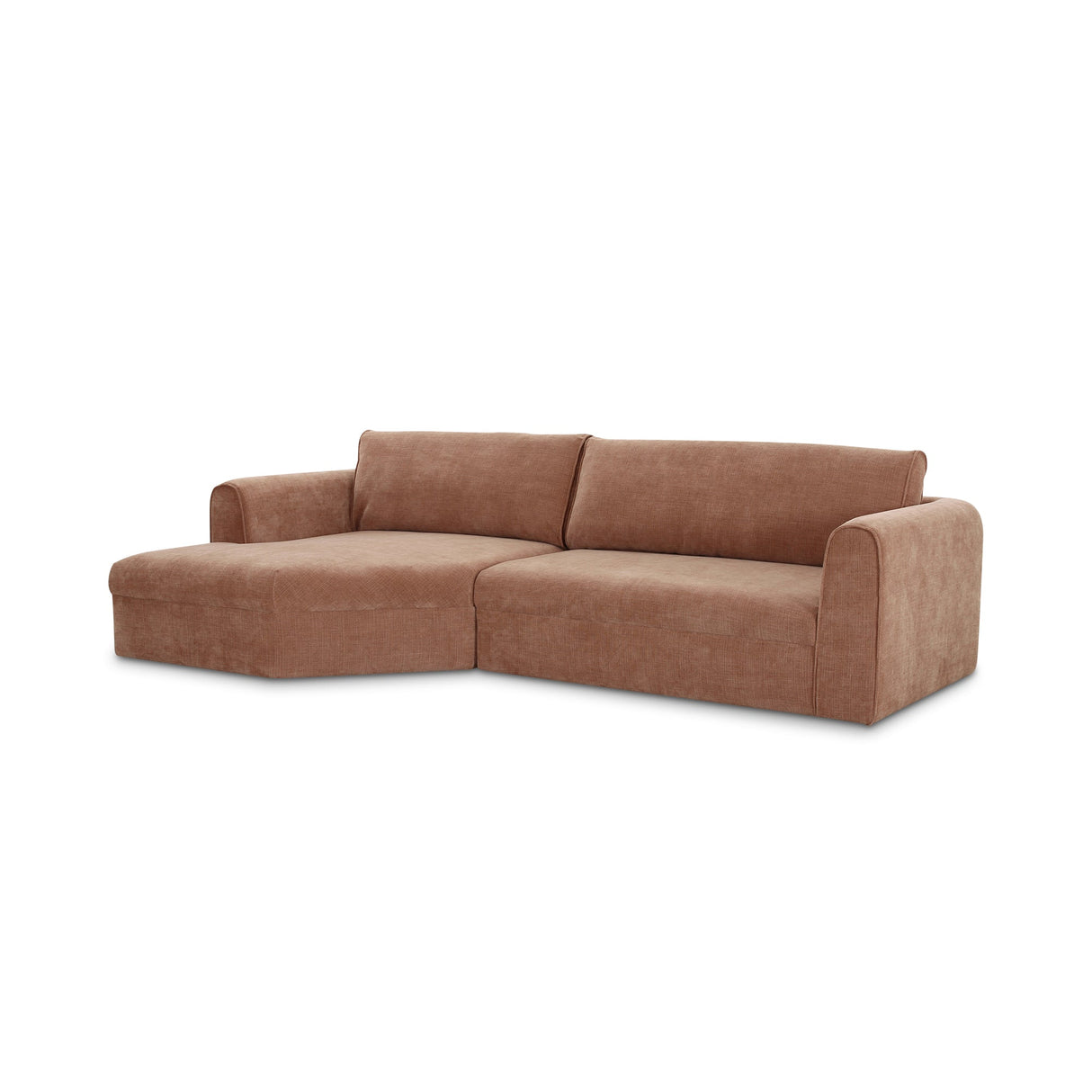 Madrid Pink Left Sectional by Moe's Home at Eve Furniture