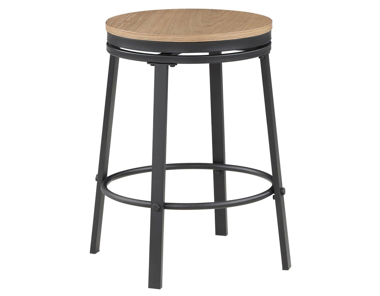 Magnolia 24″ Backless Counter Stool, Swivel, Set of 2 by Steve Silver at Eve Furniture