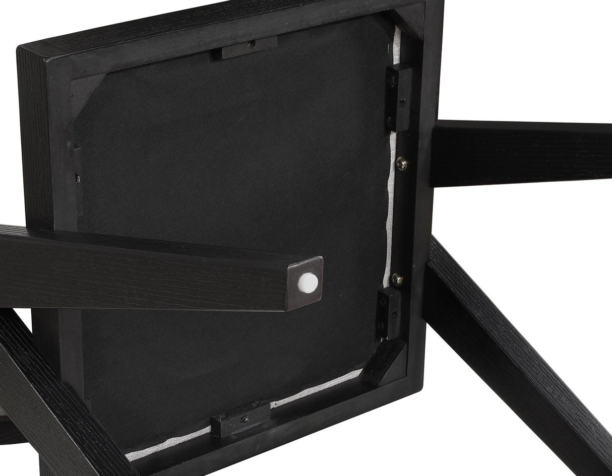 Magnolia Arm Chair, Black by Steve Silver at Eve Furniture