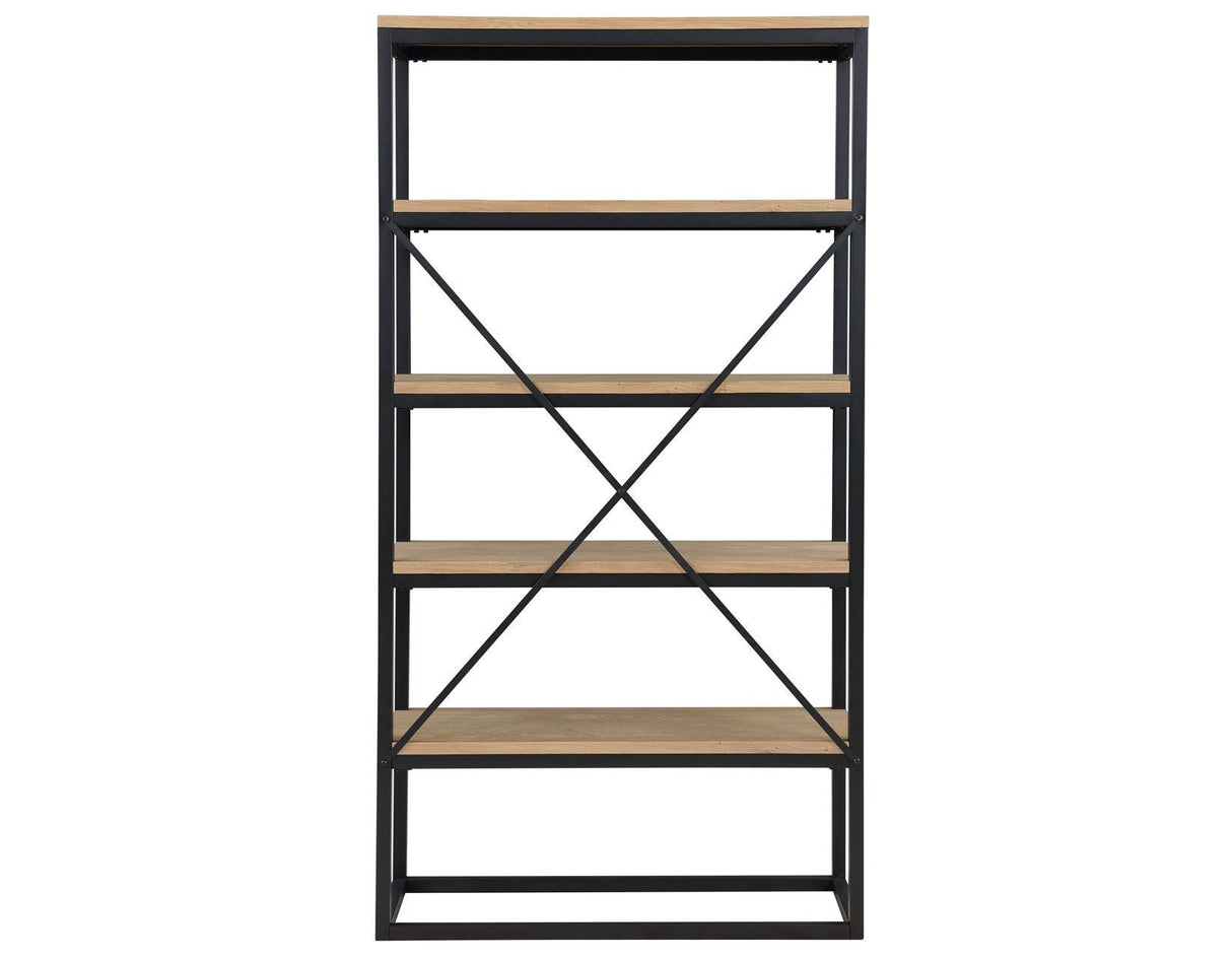 Magnolia Black Bookcase by Steve Silver at Eve Furniture