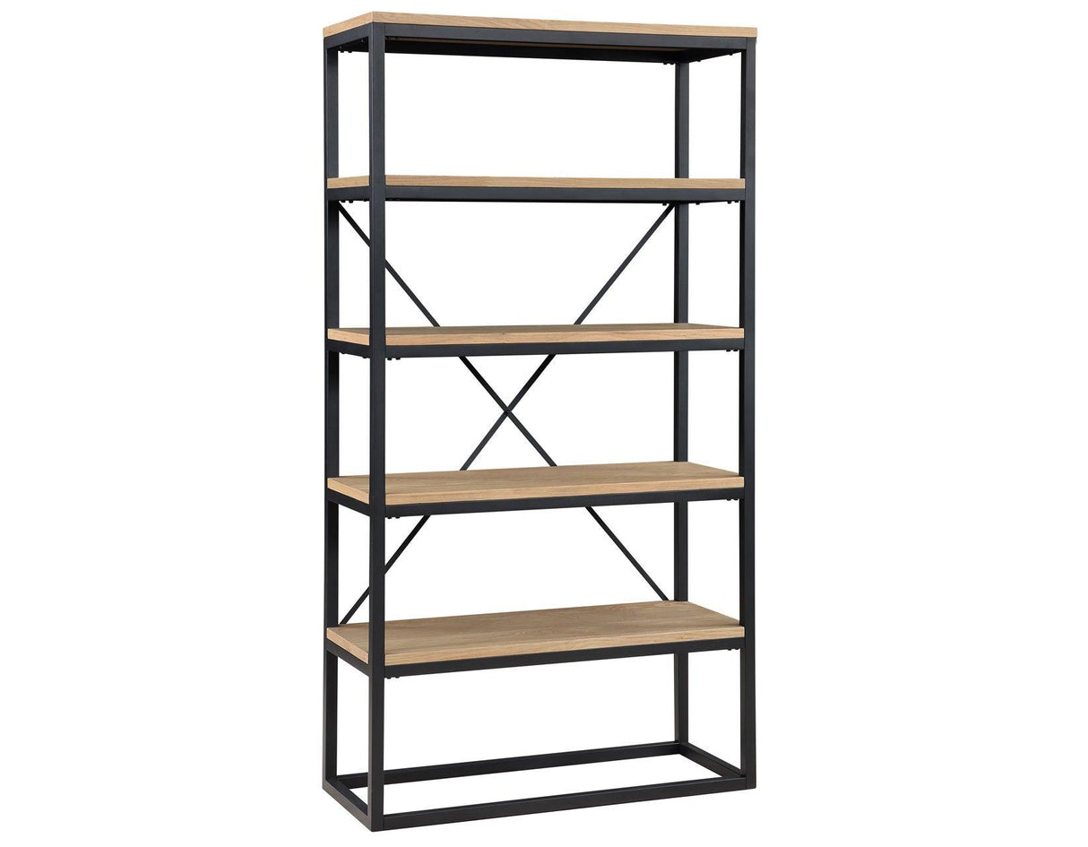 Magnolia Black Bookcase by Steve Silver at Eve Furniture