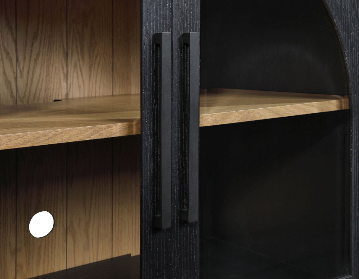 Magnolia Cathedral Doored Server, Black by Steve Silver at Eve Furniture