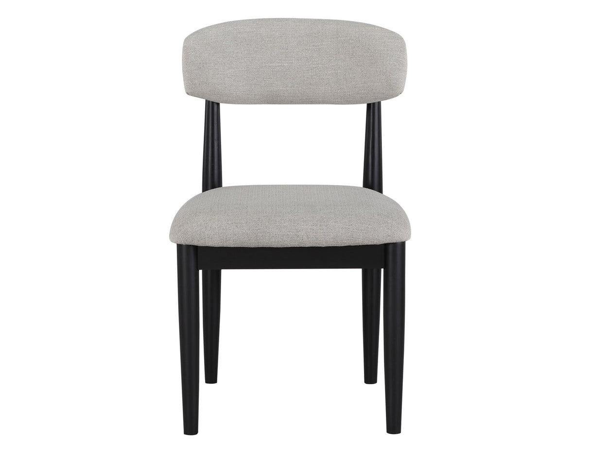 Magnolia Upholstered Side Chair, Black by Steve Silver at Eve Furniture