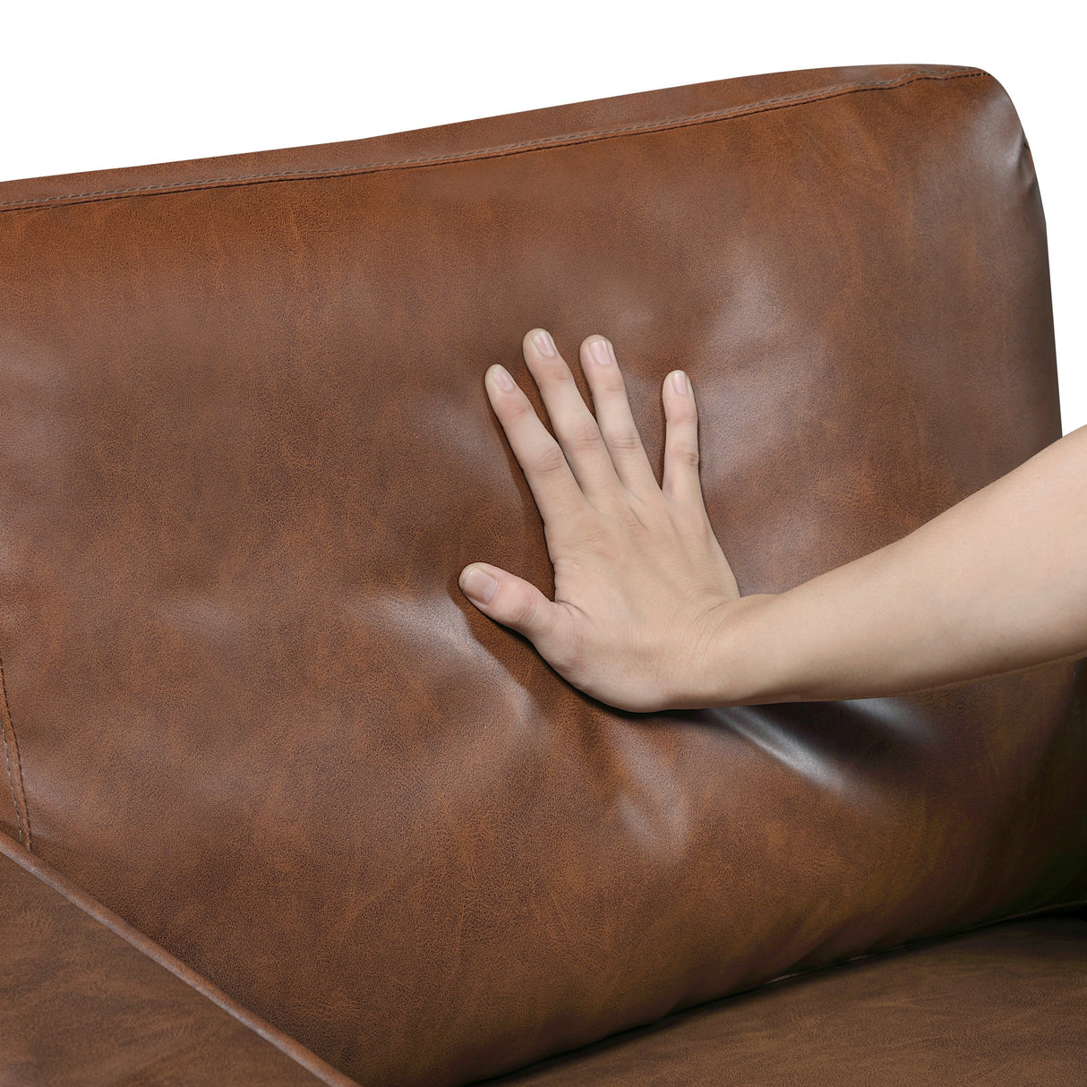 Malcolm Chocolate Loveseat by Homelegance at Eve Furniture