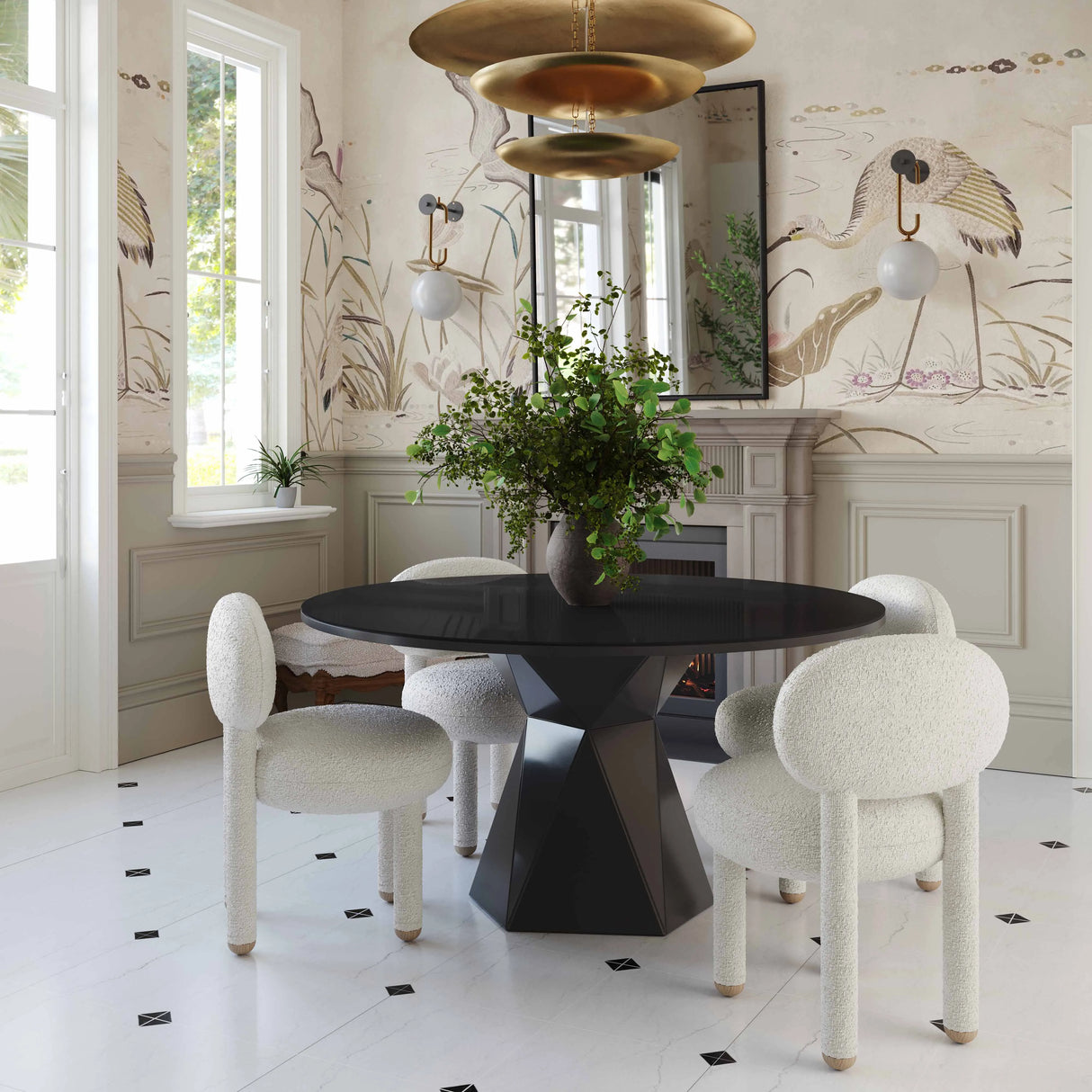 Manu Nubby Performance Fabric Side Chair by TOV Furniture at Eve Furniture