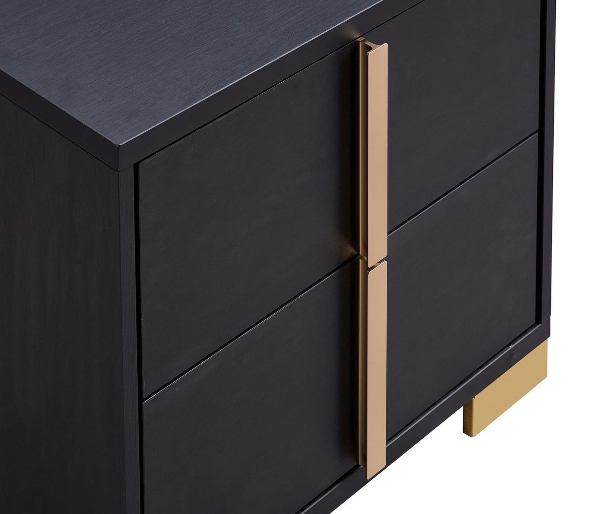 Marceline Black 2-drawer Nightstand by Coaster at Eve Furniture