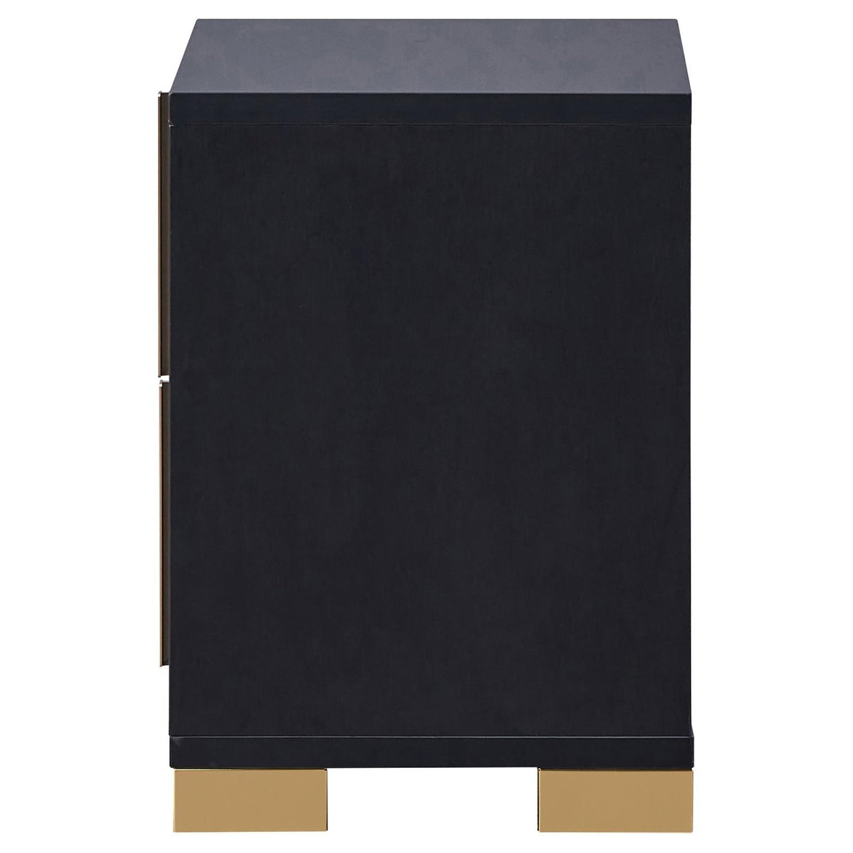 Marceline Black 2-drawer Nightstand by Coaster at Eve Furniture