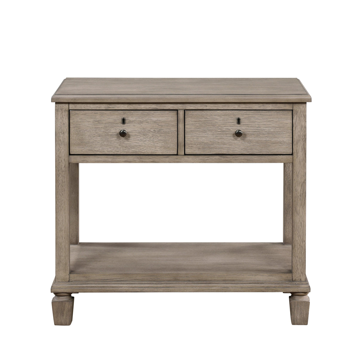 Marceline Gray Oak Nightstand by Homelegance at Eve Furniture
