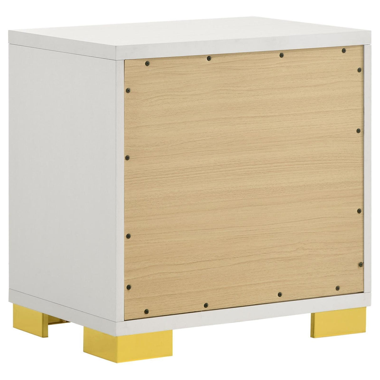 Marceline White 2-drawer Nightstand by Coaster at Eve Furniture
