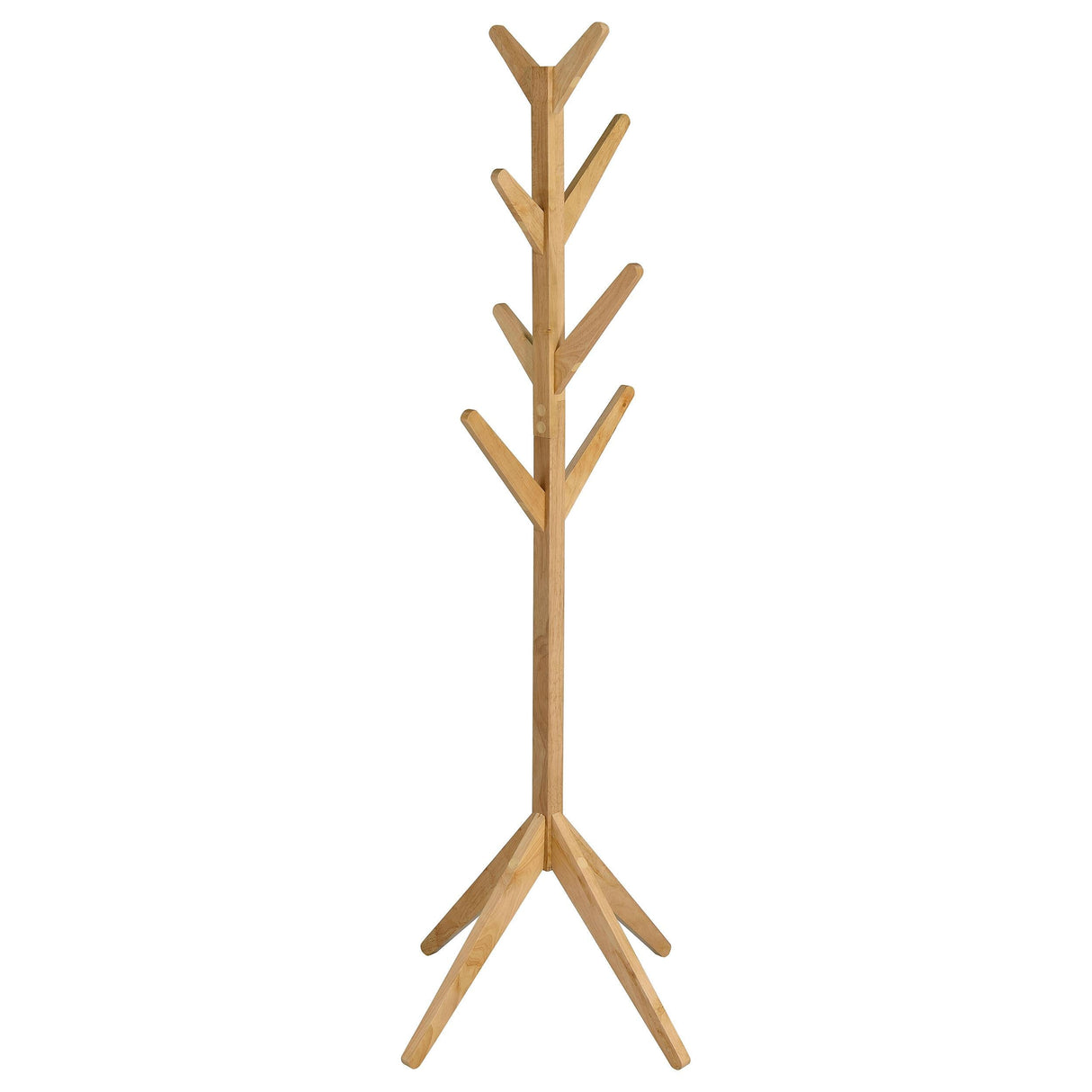 Margaret Natural Oak Solid Wood Coat Rack by Coaster at Eve Furniture