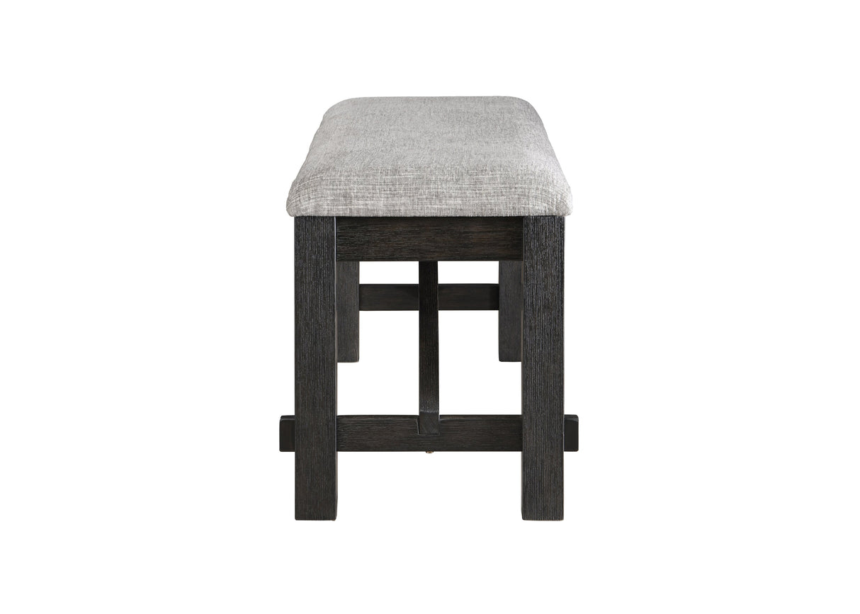 Maribelle Wheat Charcoal Bench by Crown Mark at Eve Furniture