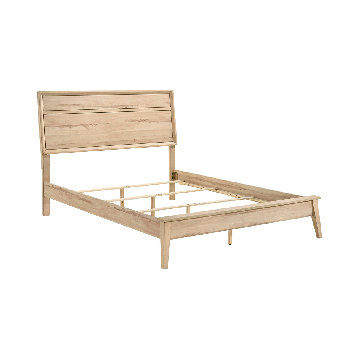 Marrin Natural Oak Queen Panel Bed by Homelegance at Eve Furniture