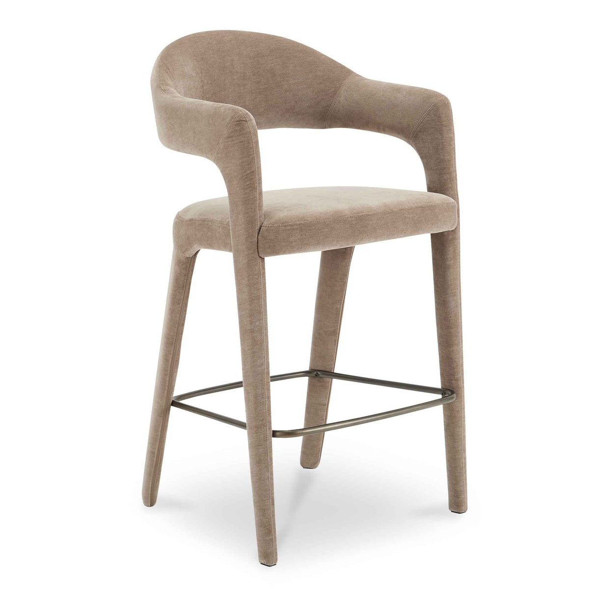 Martens Camel Bar Stool by Moe's Home at Eve Furniture