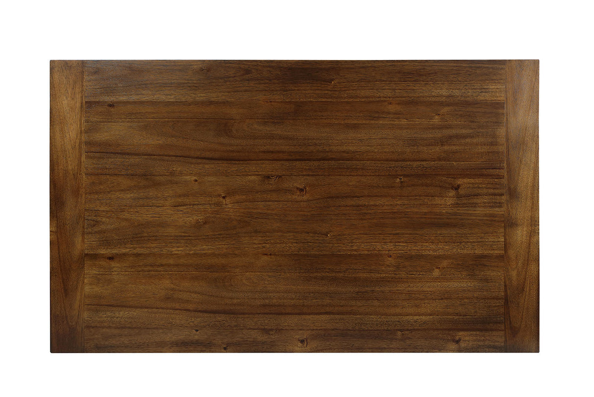 Medford Walnut/Beige 7 PC. Dining Table Set by Furniture of America at Eve Furniture