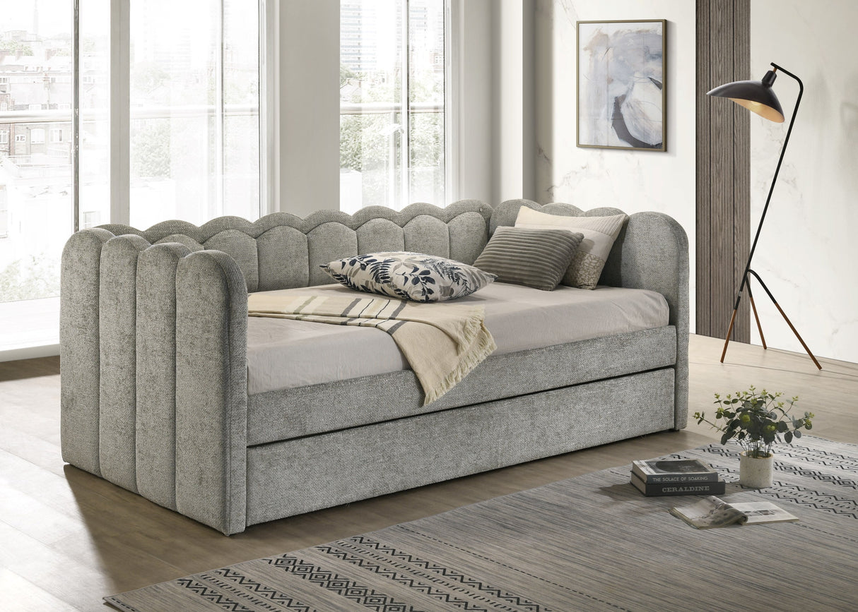 Melody Light Gray Daybed by Crown Mark at Eve Furniture