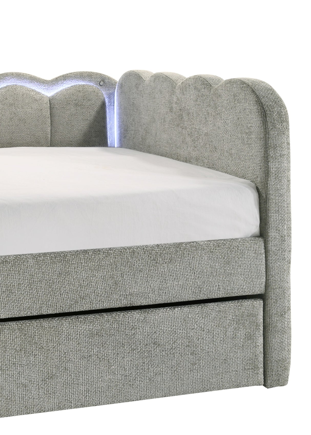 Melody Light Gray Daybed by Crown Mark at Eve Furniture