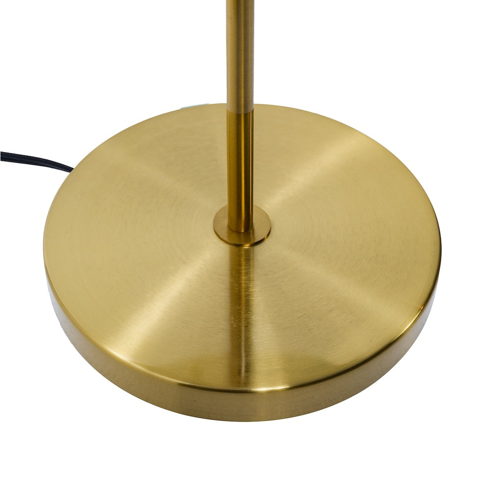 Metro Table lamp with Gold outer and White inner by Ashcroft Imports at Eve Furniture