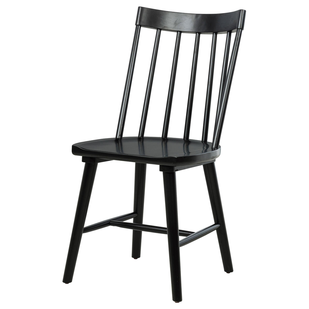 Middleton Black Solid Wood Dining Side Chair, Set of 2 by Coaster at Eve Furniture