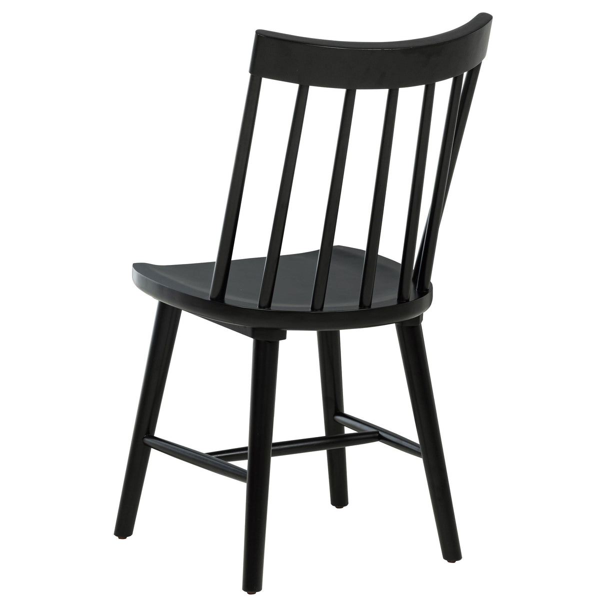 Middleton Black Solid Wood Dining Side Chair, Set of 2 by Coaster at Eve Furniture