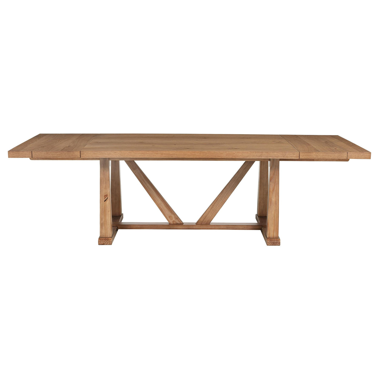 Middleton Natural Brown Dining Table with 106-inch Extension Leaf by Coaster at Eve Furniture