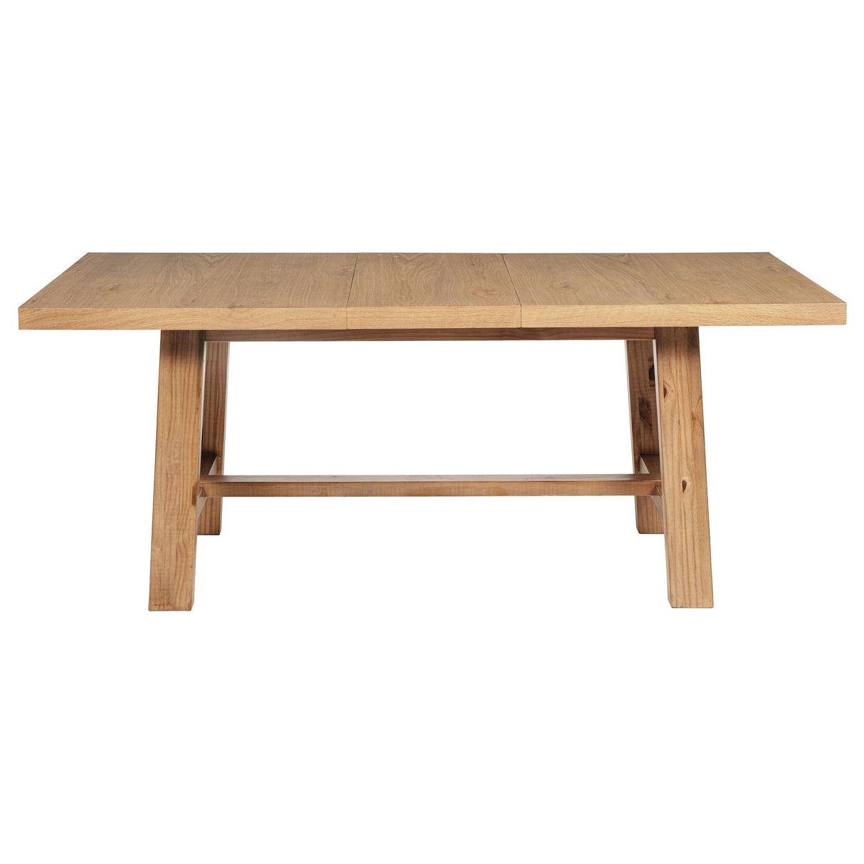 Middleton Natural Brown Dining Table with 76-inch Extension Leaf by Coaster at Eve Furniture