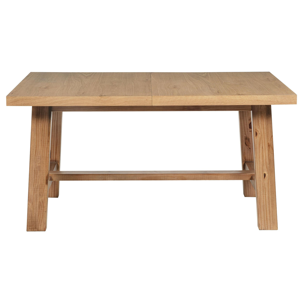 Middleton Natural Brown Dining Table with 76-inch Extension Leaf by Coaster at Eve Furniture