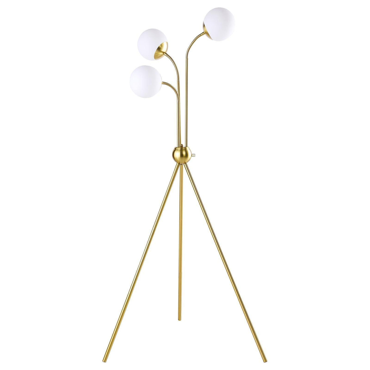 Miley Gold Trio Tree Floor Lamp by Coaster at Eve Furniture