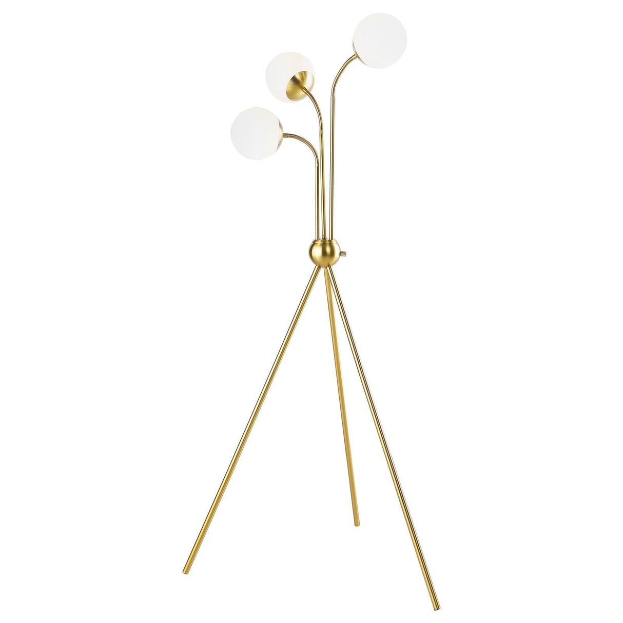 Miley Gold Trio Tree Floor Lamp by Coaster at Eve Furniture