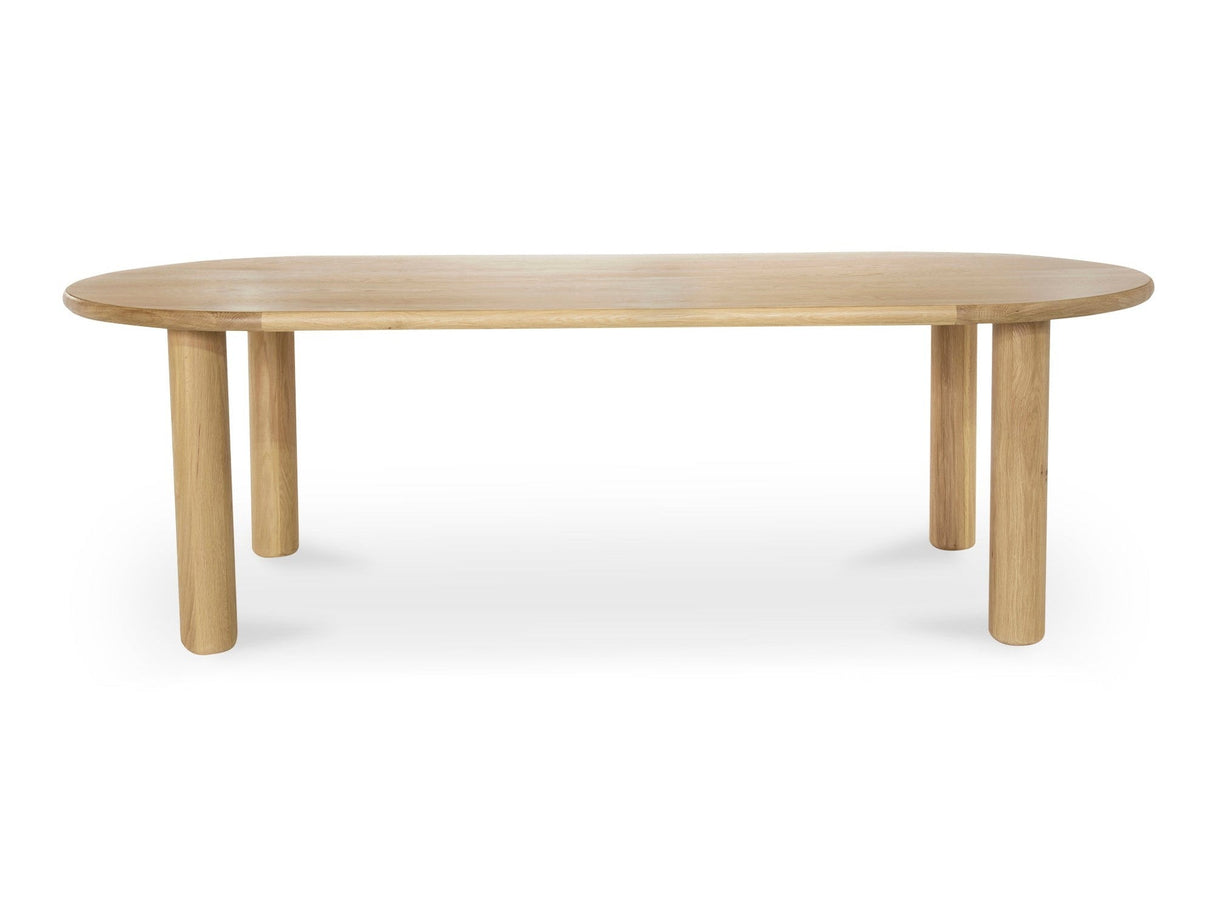 Milo Oak Large Dining Table by Moe's Home at Eve Furniture