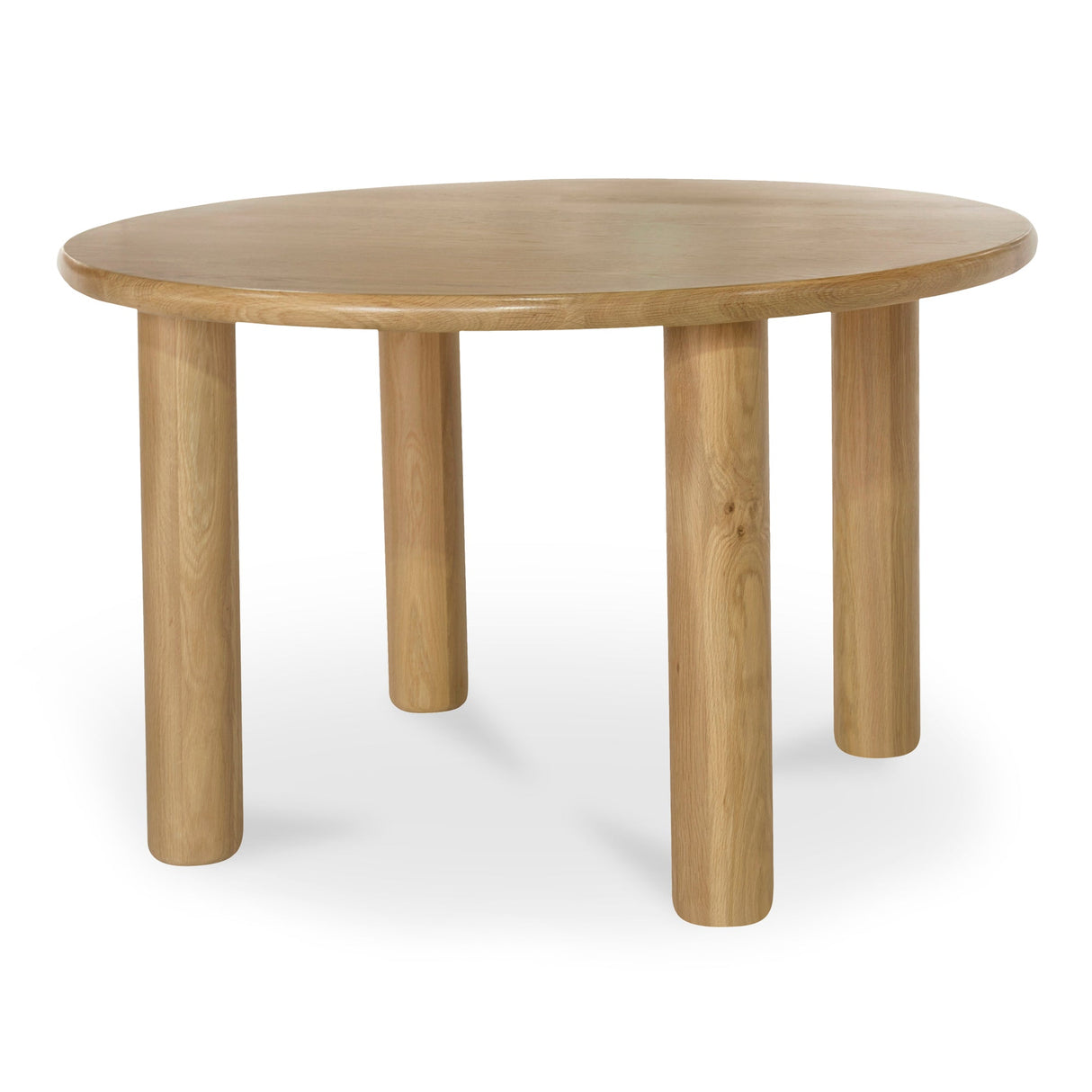 Milo Oak Round Dining Table by Moe's Home at Eve Furniture