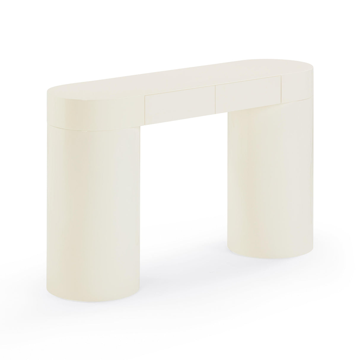 Mira High Gloss Console Table by TOV Furniture at Eve Furniture