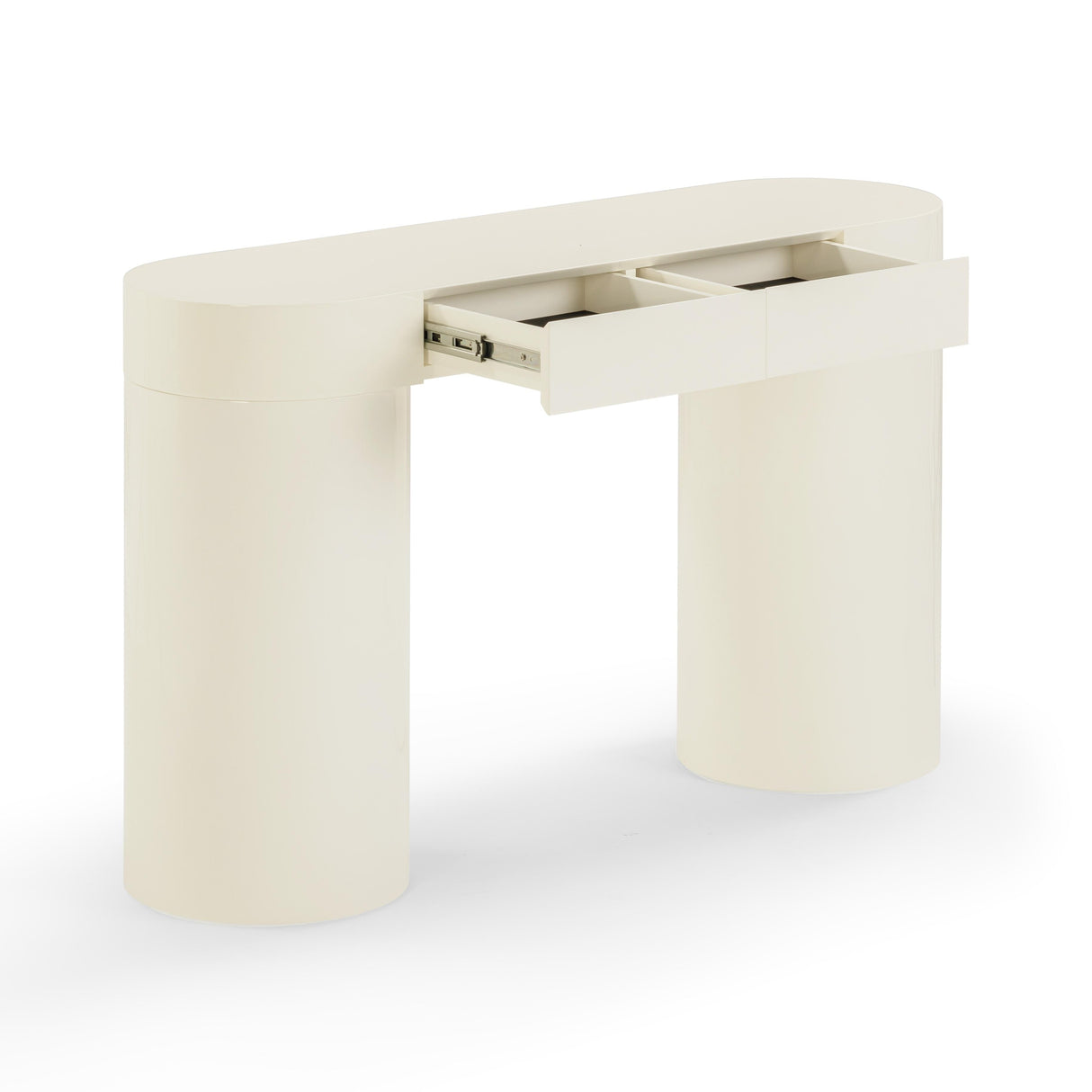 Mira High Gloss Console Table by TOV Furniture at Eve Furniture