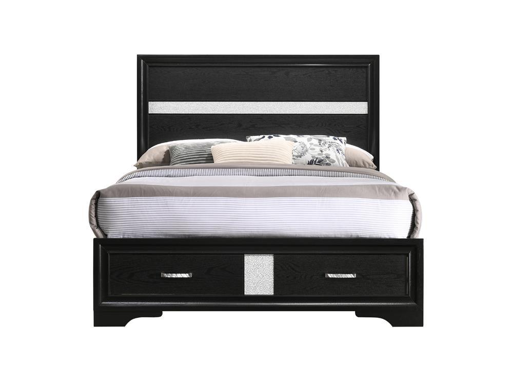 Miranda Black Full Storage Bed by Coaster at Eve Furniture