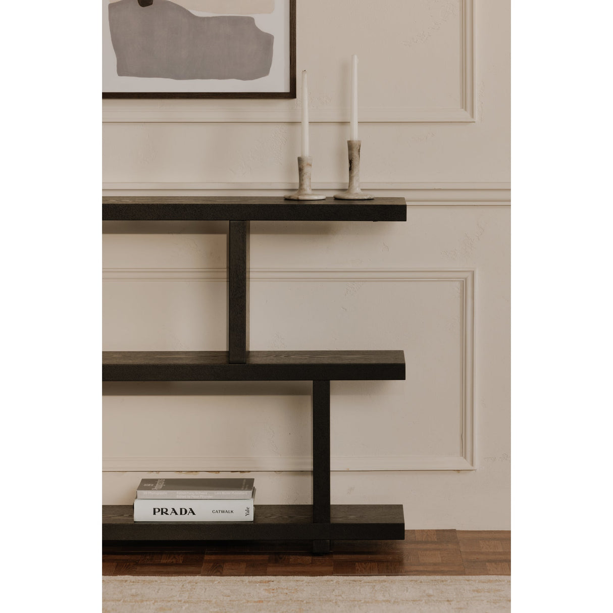 Miri Small Black Shelf by Moe's Home at Eve Furniture