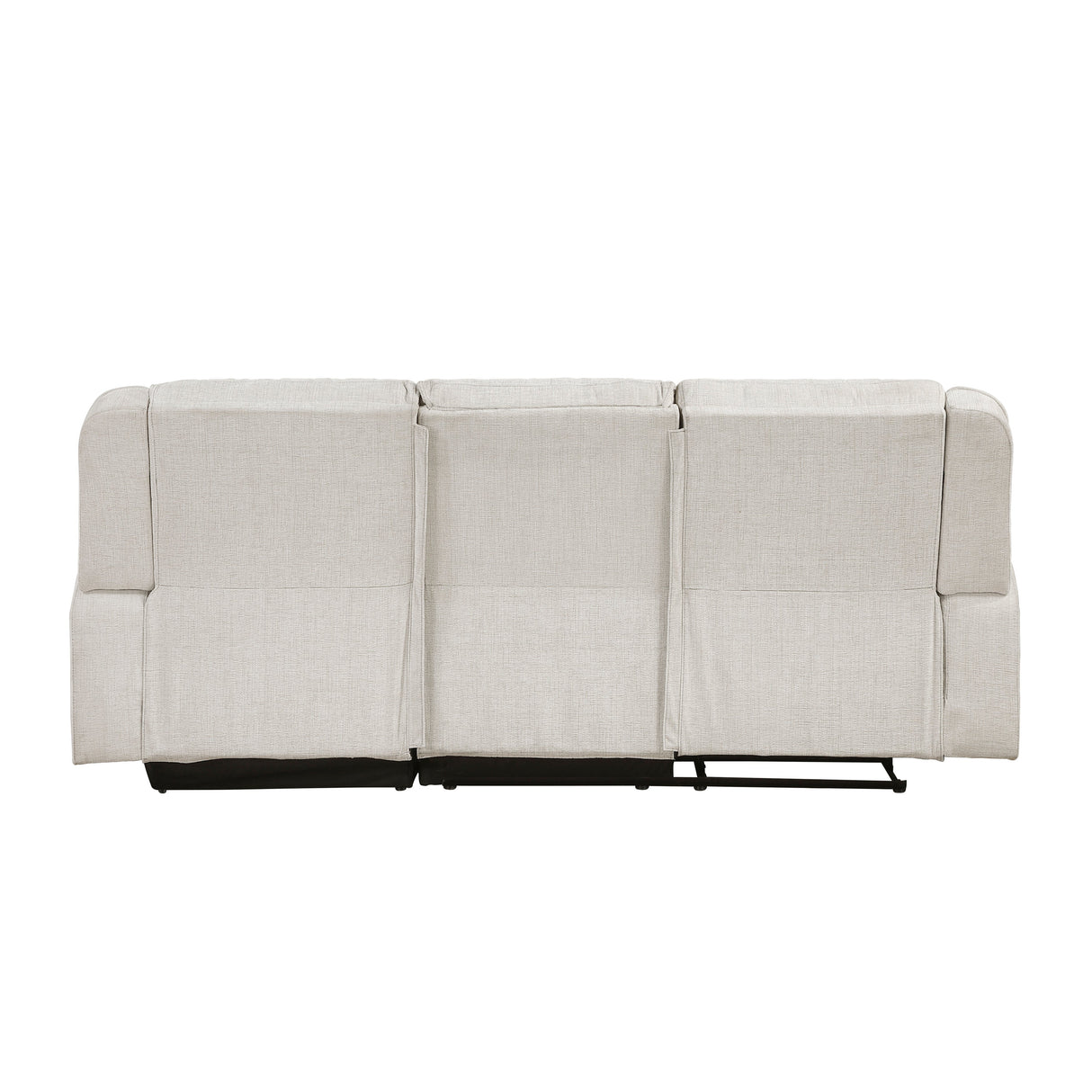 Monterey Beige Chenille Reclining Sectional with Right Chaise by Homelegance at Eve Furniture