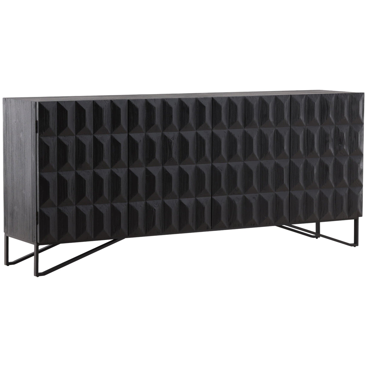 Montoya Sideboard, Black by Dovetail at Eve Furniture