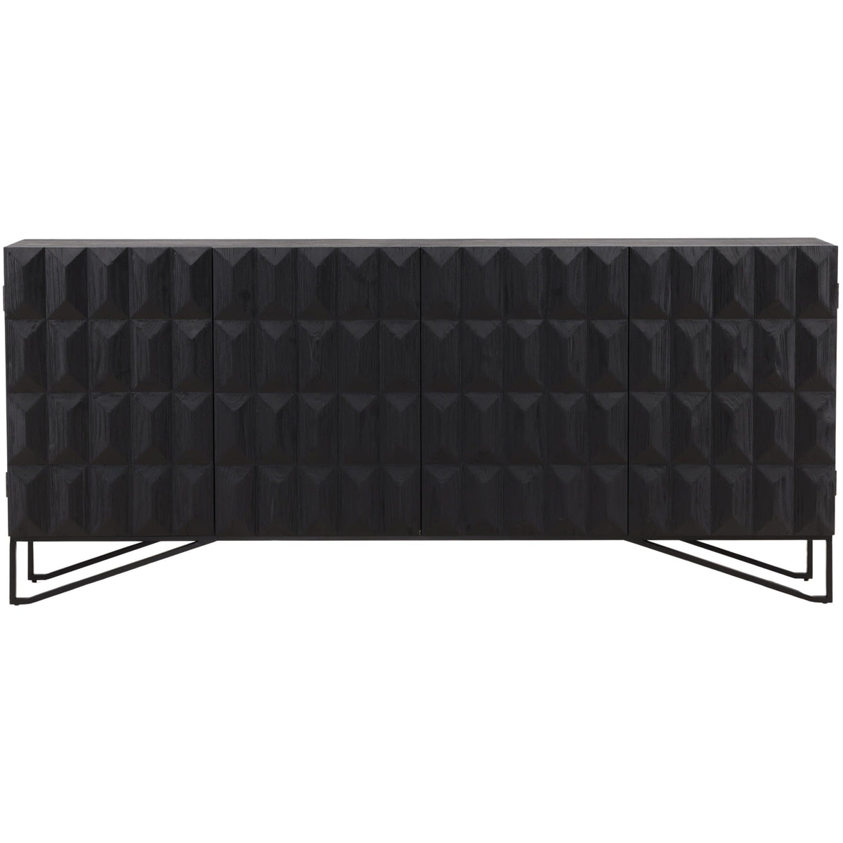 Montoya Sideboard, Black by Dovetail at Eve Furniture