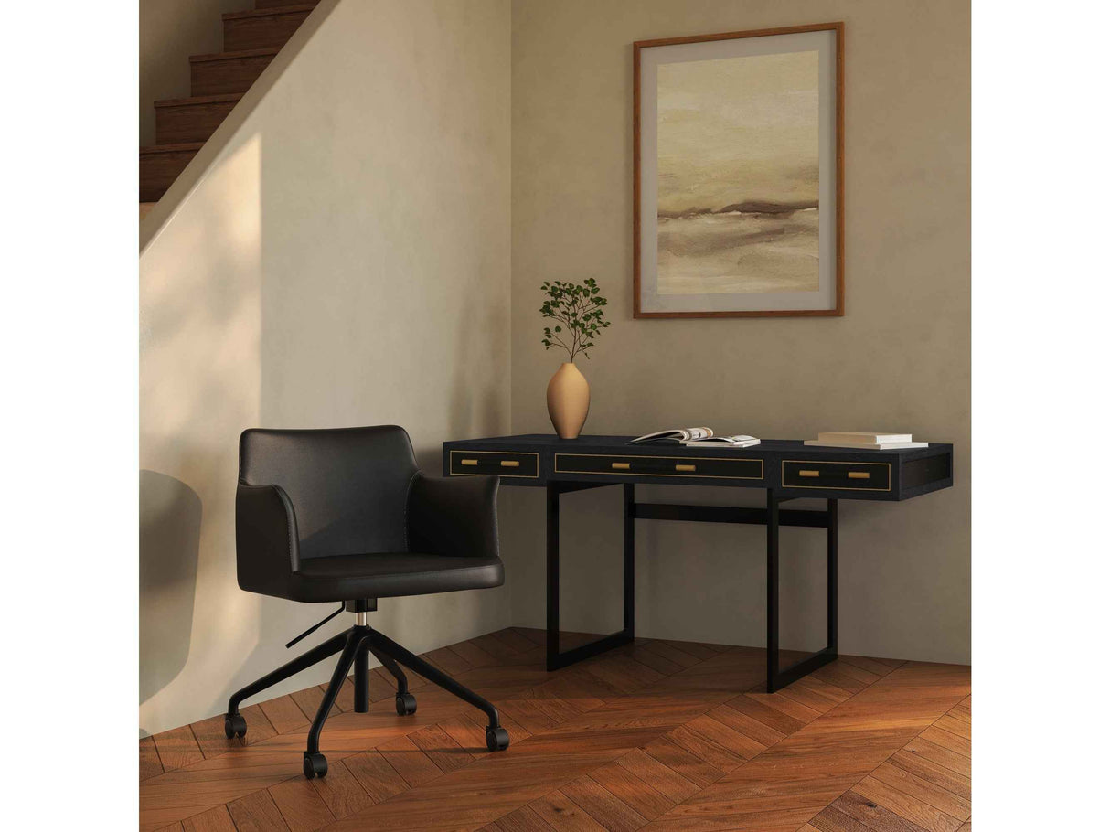 Morris Black Office Chair by Moe's Home at Eve Furniture