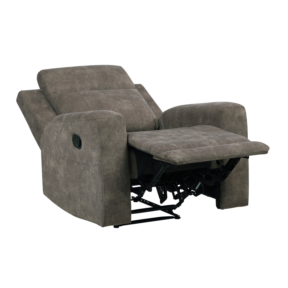 Muncie Brown Reclining Chair by Homelegance at Eve Furniture