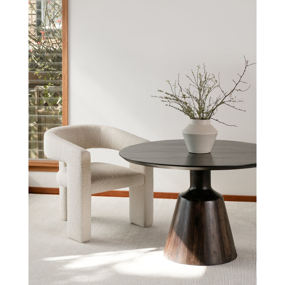 Myron Dark Brown Dining Table by Moe's Home at Eve Furniture